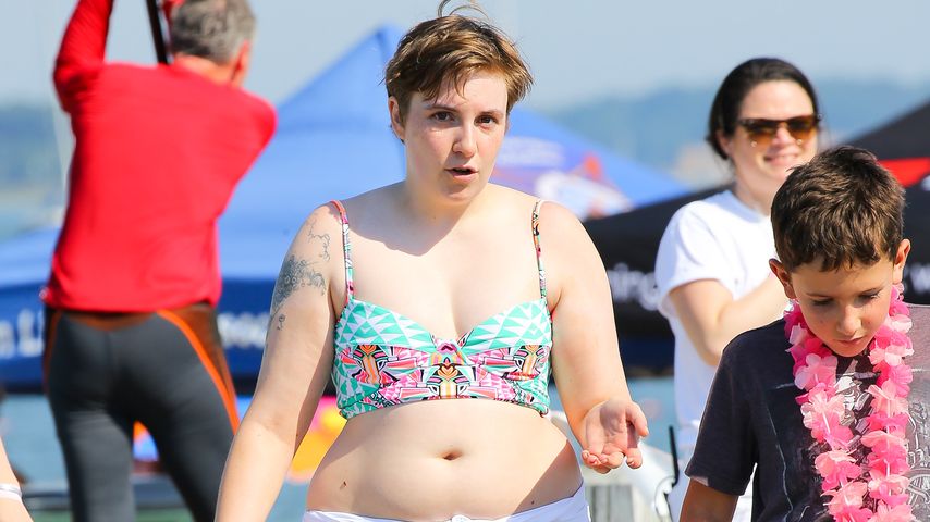 Lena Dunham im Urlaub