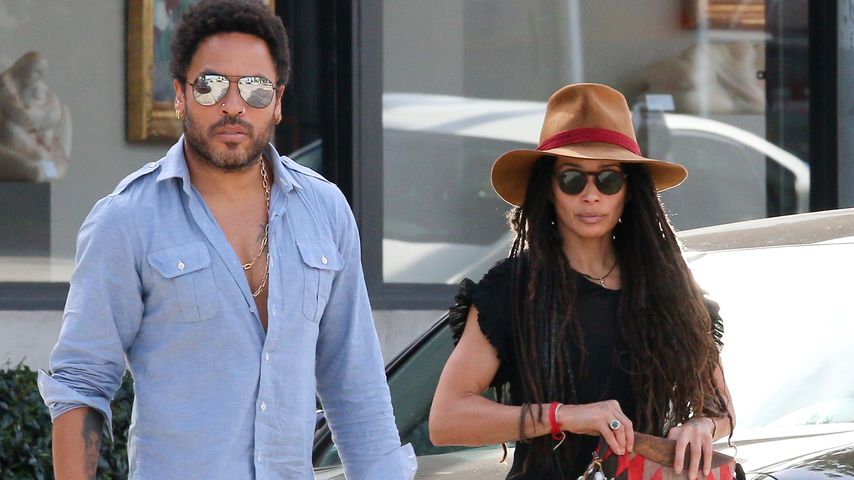 Lenny Kravitz und Lisa Bonet