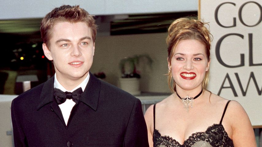 Leonardo DiCaprio und Kate Winslet bei den Golden Globes 1998