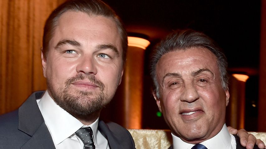 Leonardo DiCaprio und Sylvester Stallone