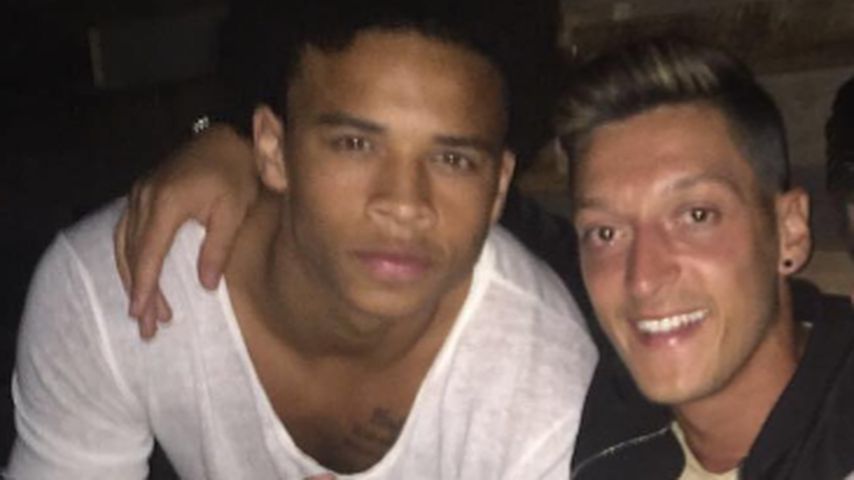 Leroy Sané und Mesut Özil in LA