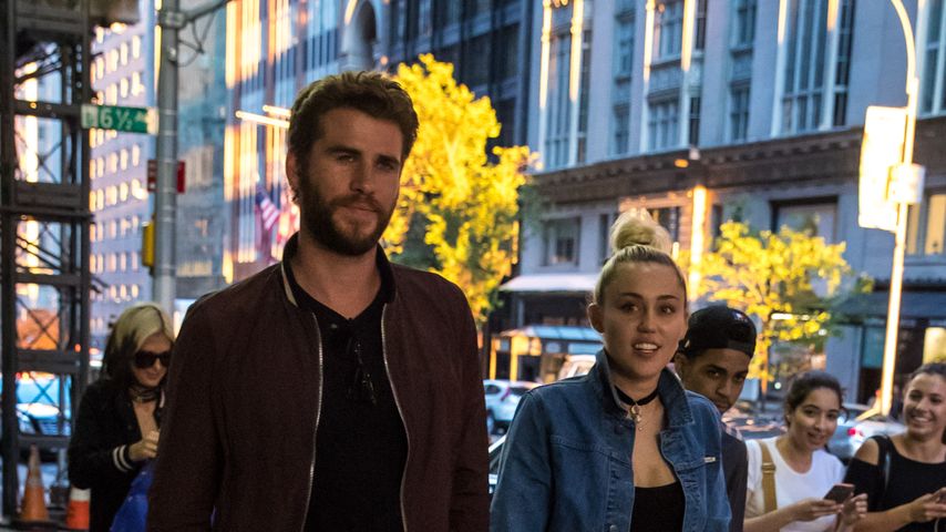 Liam Hemsworth und Miley Cyrus in New York City