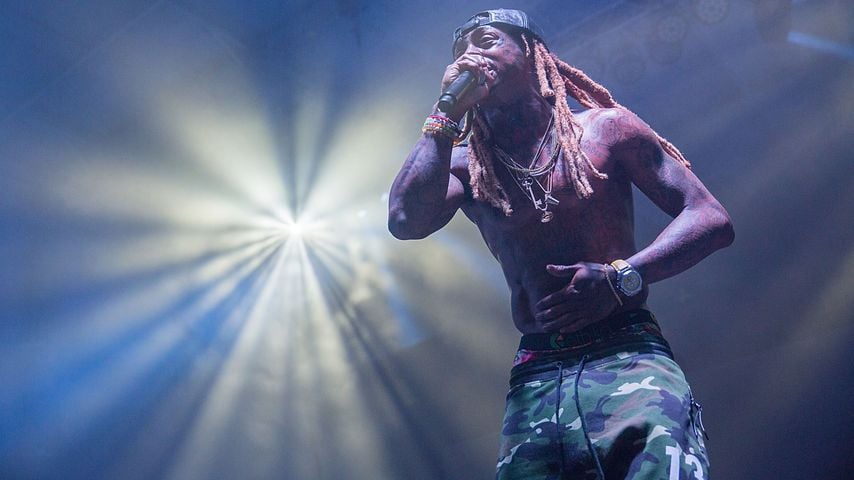 Lil Wayne bei einem Auftritt in Housten, Texas