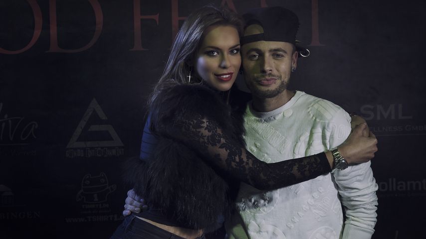Liliana Nova und Marcel Walz beim Dreh zu "Blood Feast"