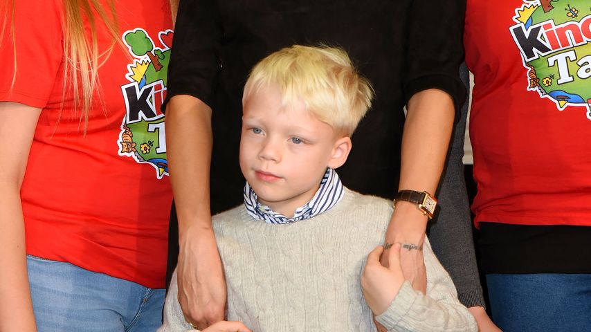 Lilly und Amadeus Becker im September 2016 beim Kinder-Tag in Noervenich
