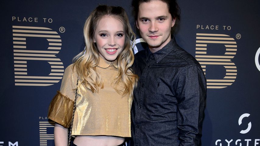 Lina Larissa Strahl und Tilman Pörzgen beim Deutschen Filmpreis 2017