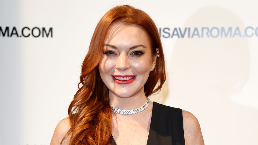 Lindsay Lohan auf einer Party in Florenz