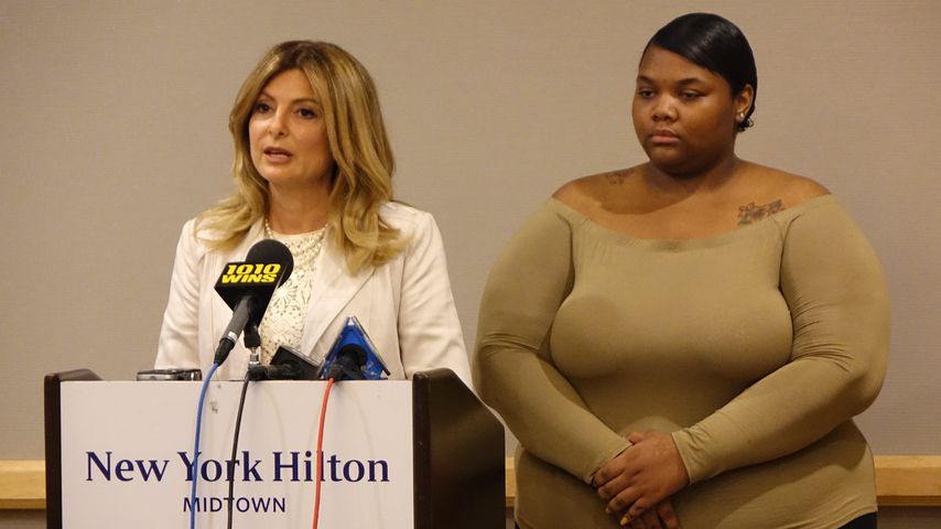 Staranwältin Lisa Bloom mit ihrer Mandantin Quantasia Sharpton