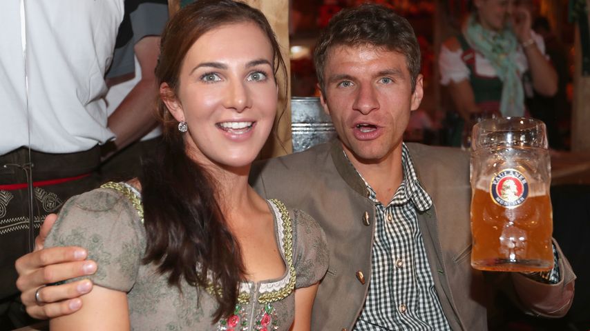 Lisa und Thomas Müller auf dem Oktoberfest 2016