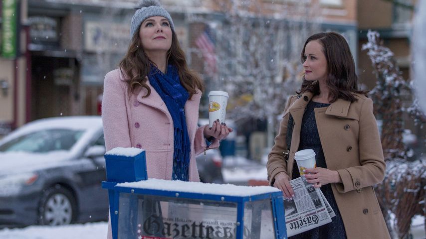Lorelei und Rory Gilmore im Schnee