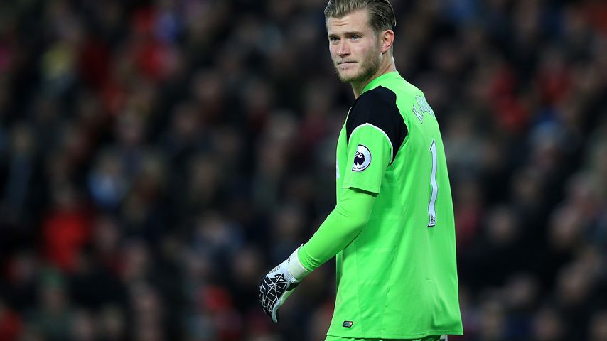 Loris Karius bei einem "Premier League"-Spiel Liverpool gegen West Bromwich Albion