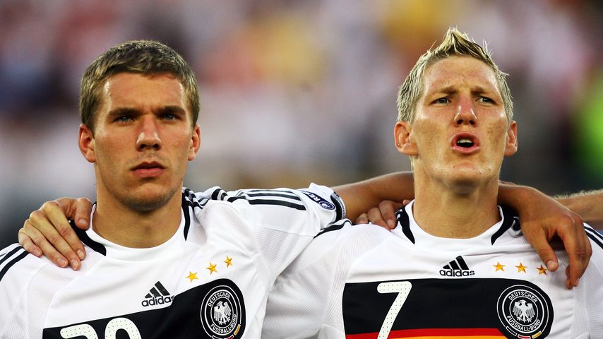 Lukas Podolski und Bastian Schweinsteiger