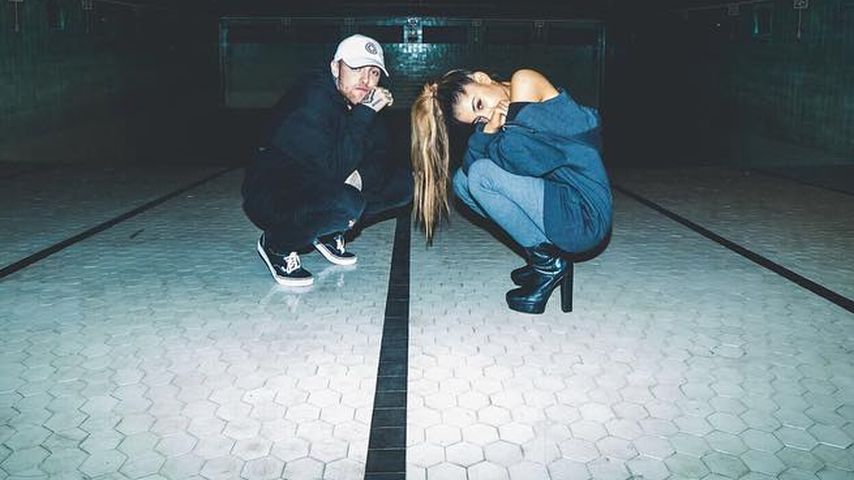 Mac Miller und Ariana Grande, kurz nach Bekanntwerden ihrer Beziehung im Oktober 2016