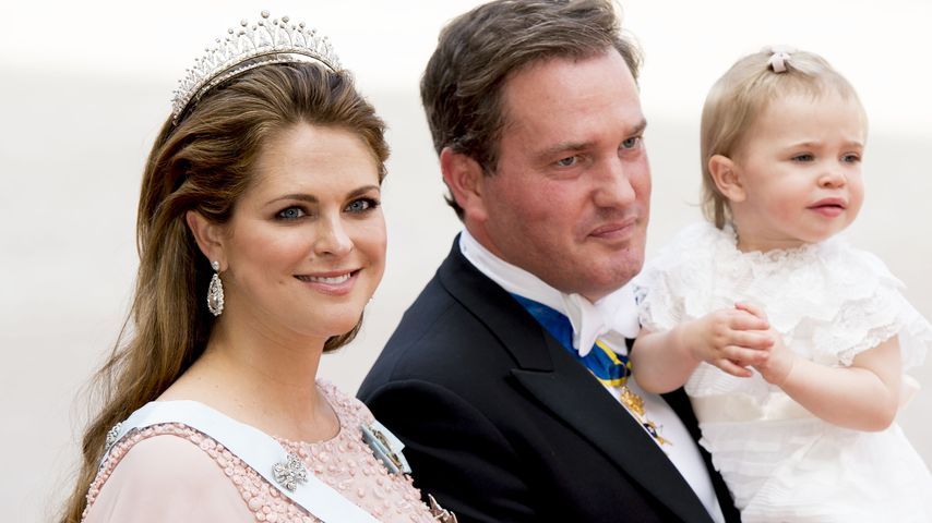 Prinzessin Leonore von Schweden, Madeleine von Schweden und Chris O'Neill