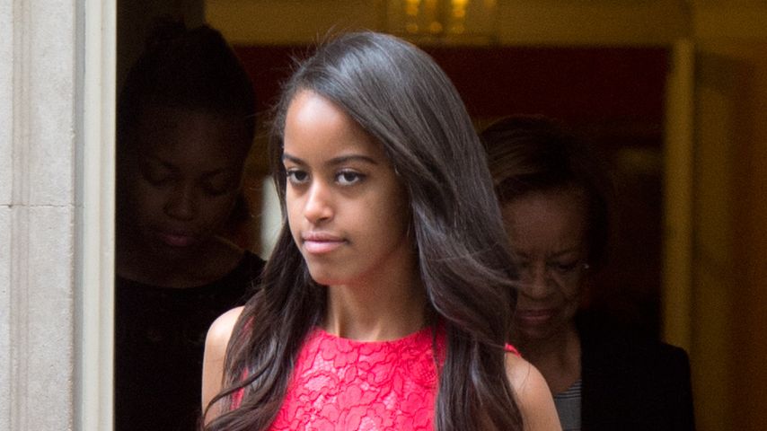 Malia Obama in London nach einem Besuch bei David Cameron