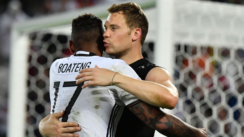 Manuel Neuer und Jerome Boateng beim EM-Spiel gegen Italien