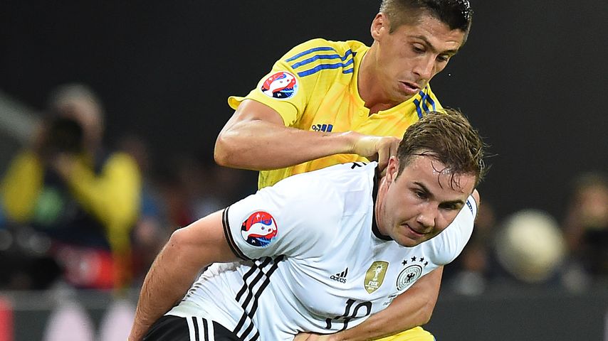 Mario Götze beim ersten EM-Spiel Deutschland gegen Ukraine