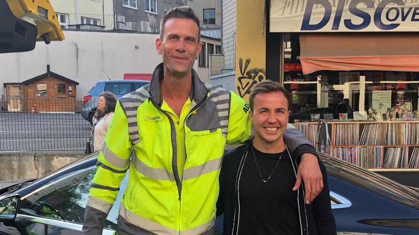 Aus dem Auto ausgesperrt: Bei Mario Götze muss der ADAC ran!