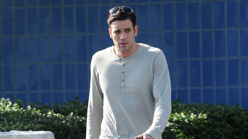 Mark Salling nach einem Bankbesuch in Sunland