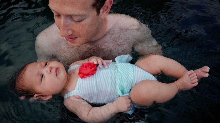 Mark Zuckerberg und Tochter Max