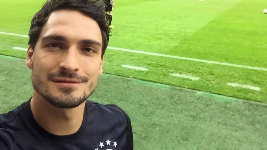 Mats Hummels beim ersten Deutschland-Spiel der EM 2016