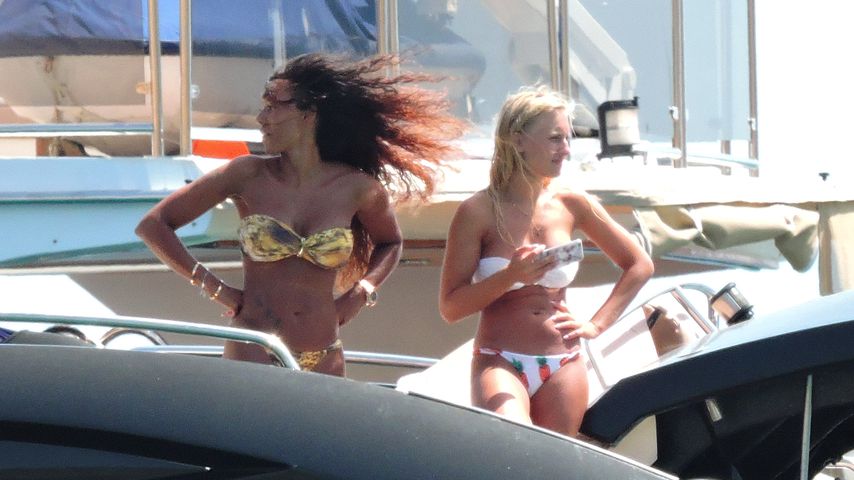 Mel B. und Lorraine Gilles 2016 auf Ibiza