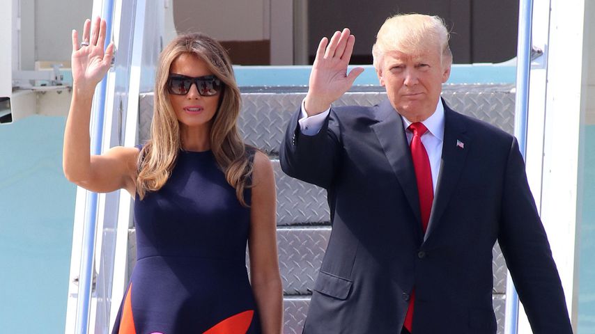 Melania Trump und Donald Trump in Hamburg