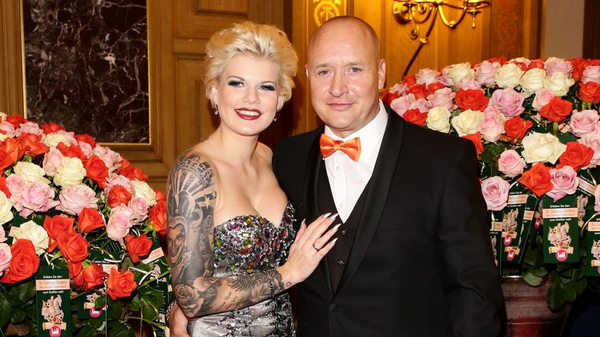 Melanie Müller und Mike Blümer beim SemperOpernball 2016 in Dresden