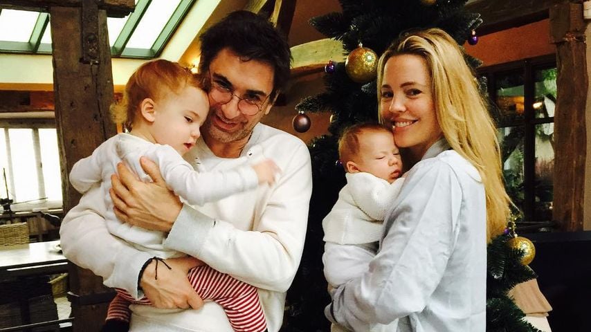 Melissa George mit Freund Jean David Blanc sowie den gemeinsamen Söhnen Solal Samuel Glenn & Raphaël