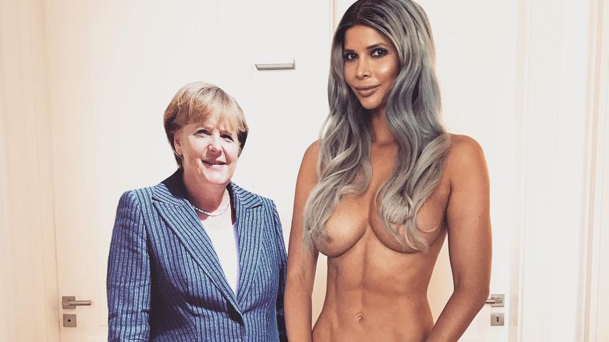 Angela Merkel und Micaela Schäfer
