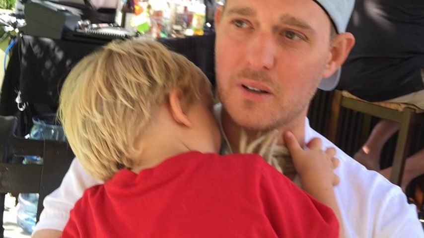 Michael Bublé mit seinem Sohn