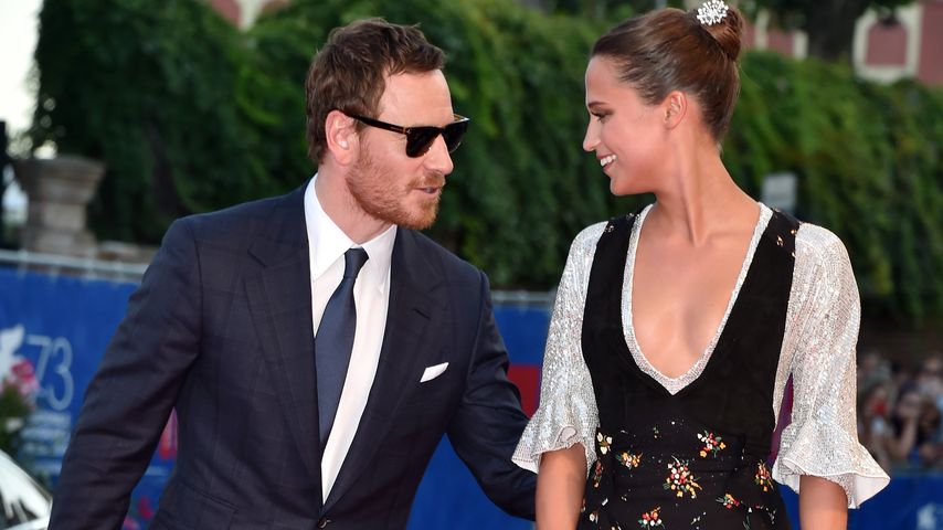 Michael Fassbender und Alicia Vikander auf der "The Light Between Oceans"-Premiere in Venedig 2016
