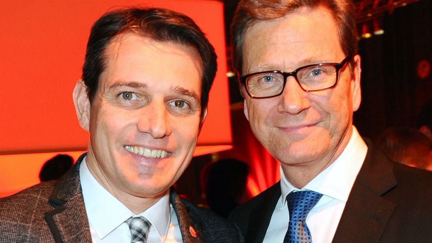 Michael Mronz und Guido Westerwelle auf einem Event