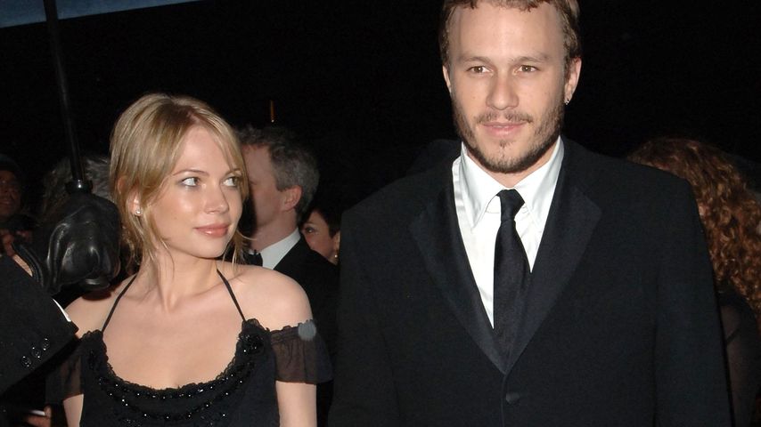 Schauspieler Michelle Williams und Heath Ledger 2006 in London
