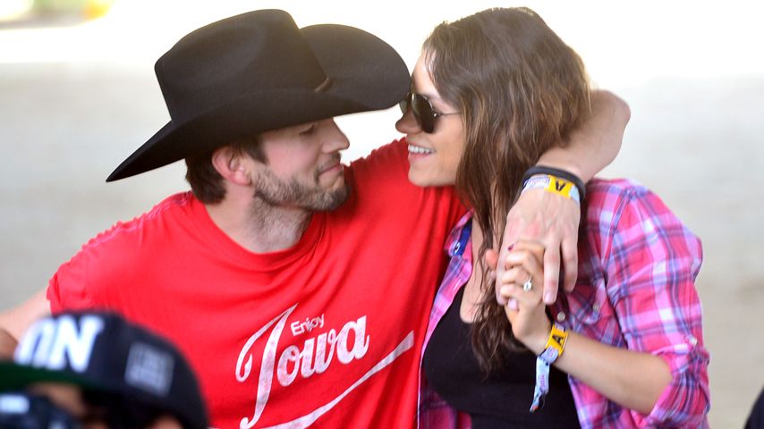 Mila Kunis und Ehemann Ashton Kutcher