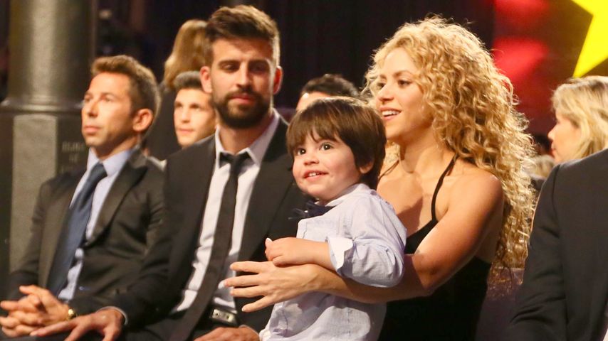 Shakira, Gerard Piqué und Milan Piqué Mebarak