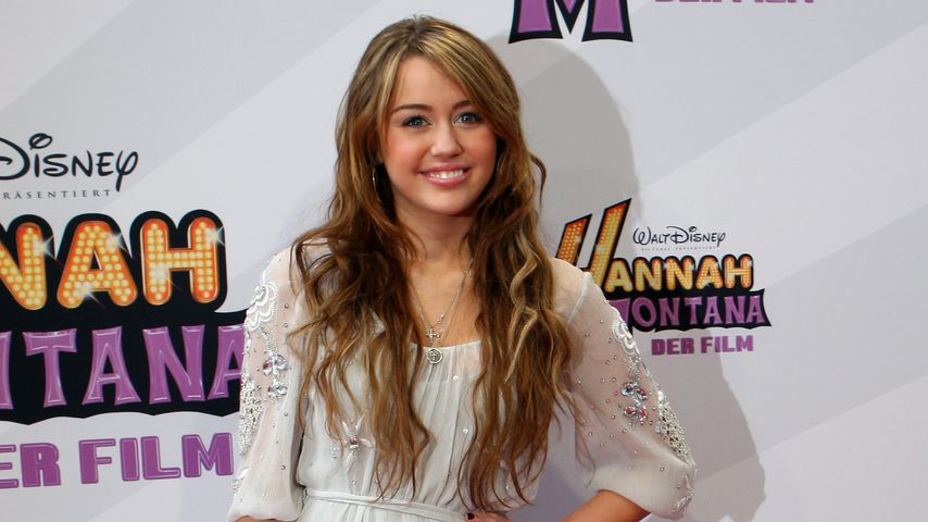Miley Cyrus bei der Premiere von "Hannah Montana: The Movie" in München