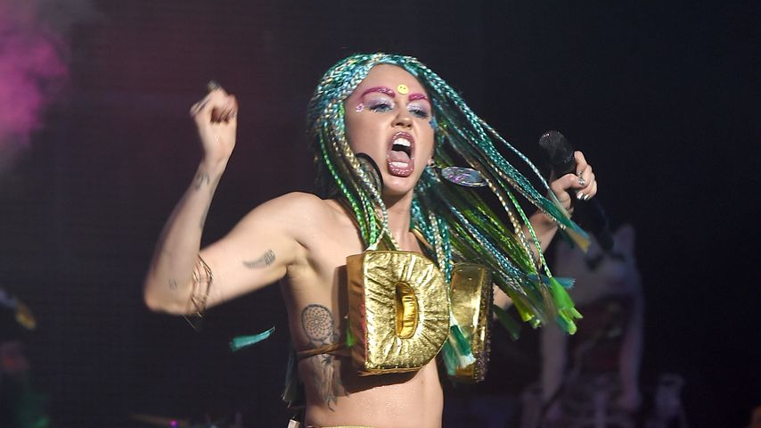 Miley Cyrus auf der Bühne