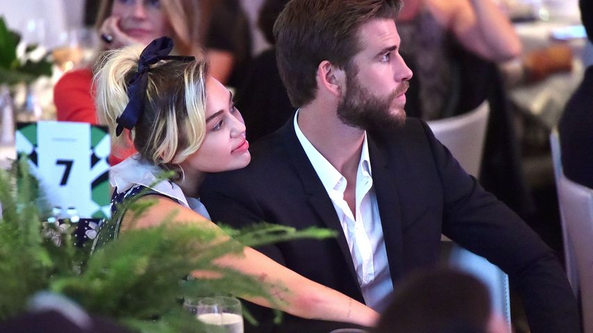 Miley Cyrus und Liam Hemsworth beim Variety's Power of Women Luncheon in Beverly Hills