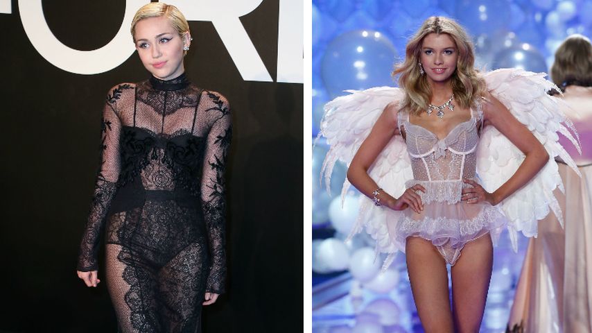 Miley Cyrus und Stella Maxwell