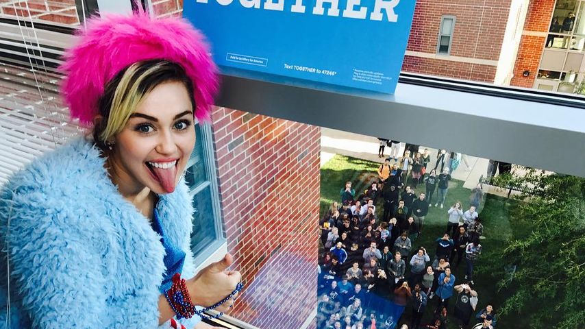 Miley Cyrus wirbt für Hillary Clinton