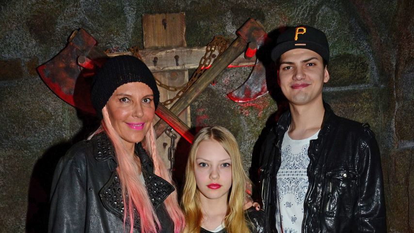 Natascha Ochsenknecht, Cheyenne Ochsenknecht und Jimi Blue Ochsenknecht