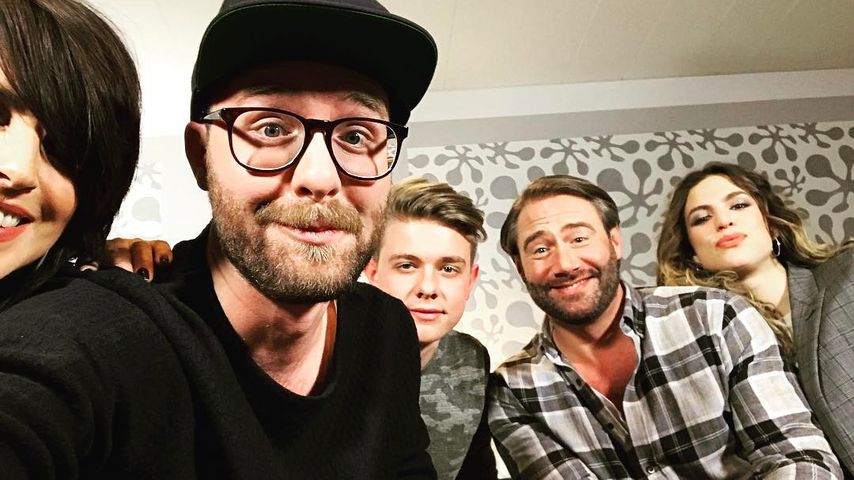 Nena, Mark Forster, Sasha und Larissa Kerner backstage bei "The Voice Kids"