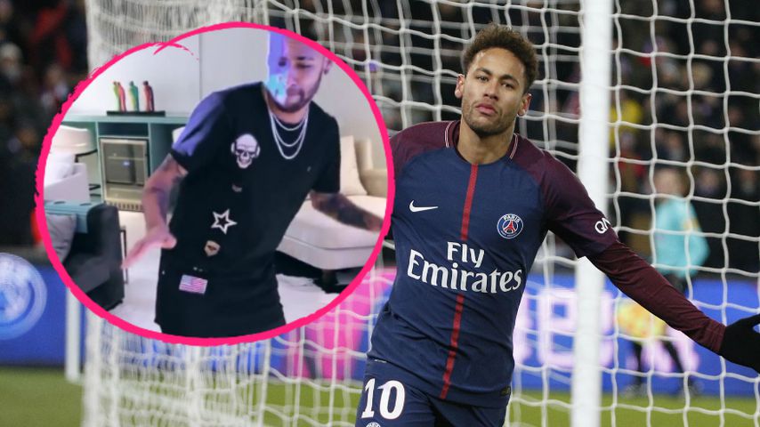 Spaß trotz Verletzung: Hier tanzt Neymar Jr. mitsamt Gips!
