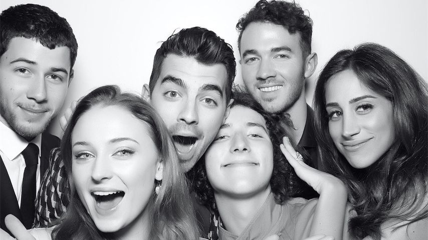 Nick Jonas, Sophie Turner, Joe Jonas, Franklin Jonas, Kevin und Danielle Jonas