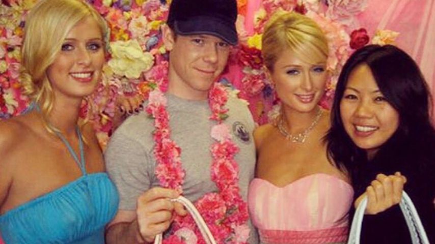 Paris Hilton, Nicky Hilton und Jake Bailey