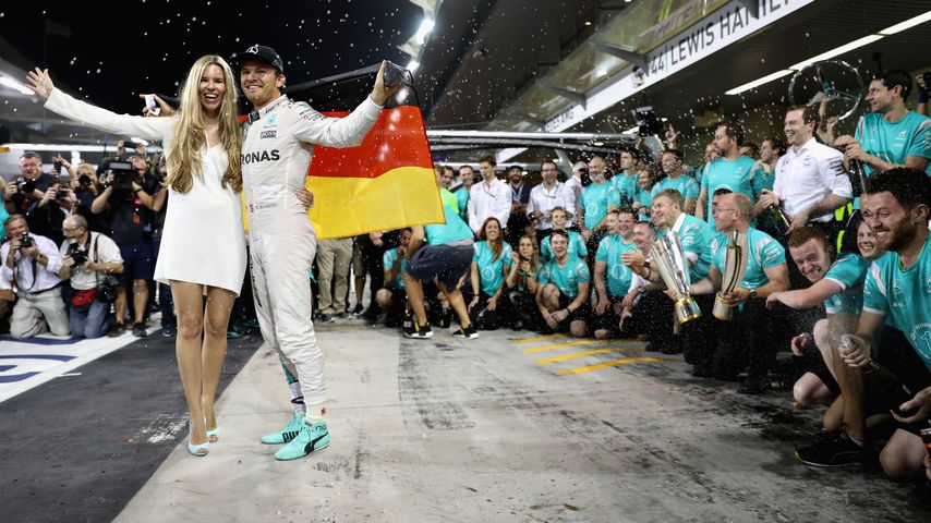 Nico Rosberg und seine Frau Vivian in Abu Dhabi