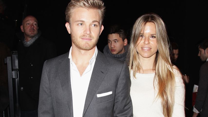 Nico Rosberg und Vivian Sibold bei der Mercedes Benz Fashion Week 2011