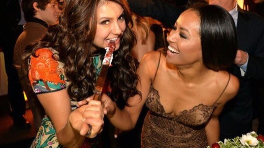 Nina Dobrev und Kat Graham