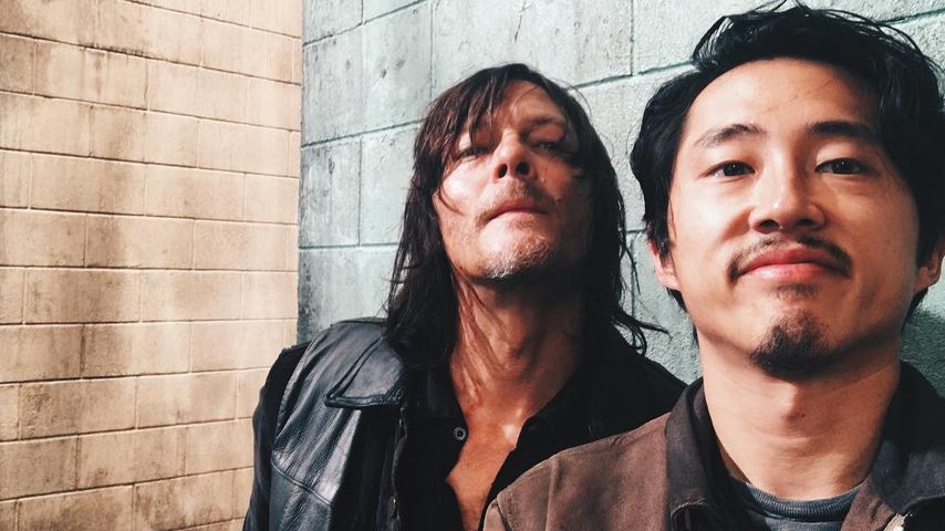 Schauspieler Norman Reedus und Steven Yeun